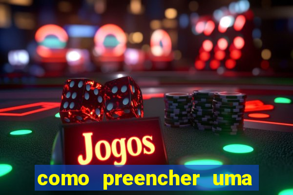 como preencher uma cartela de bingo