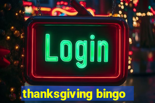 thanksgiving bingo