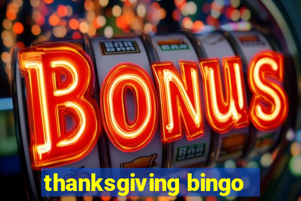 thanksgiving bingo