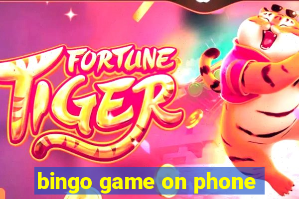 bingo game on phone