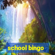 school bingo