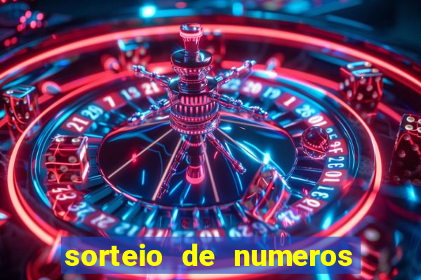 sorteio de numeros de bingo