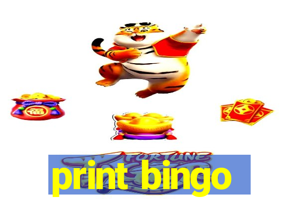 print bingo