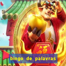 bingo de palavras de natal