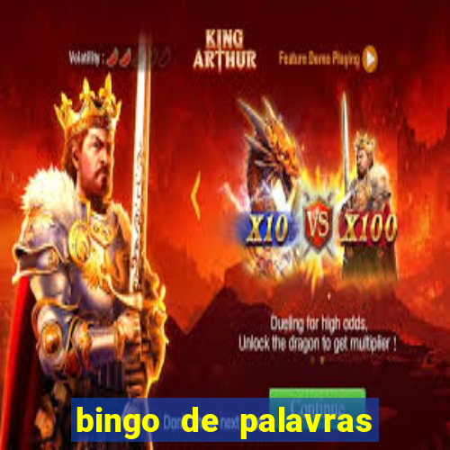 bingo de palavras de natal