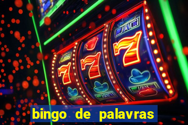 bingo de palavras de natal