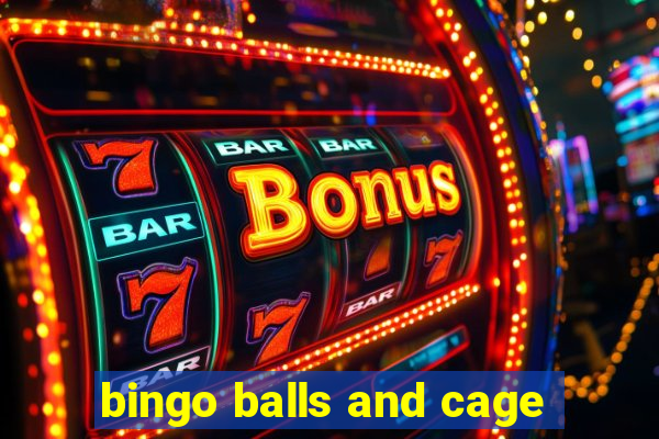 bingo balls and cage