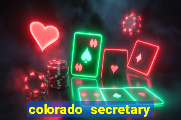 colorado secretary of state bingo