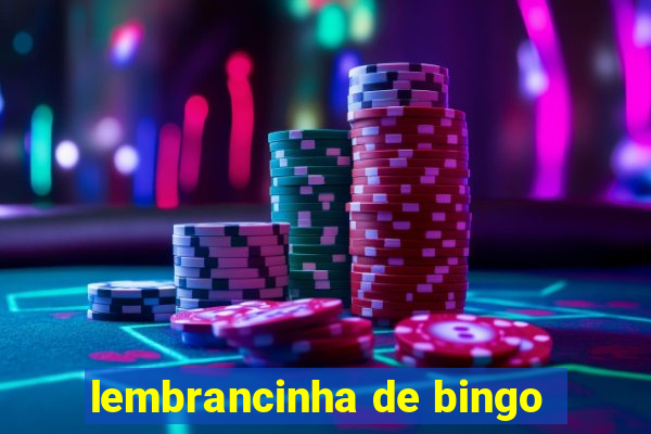 lembrancinha de bingo