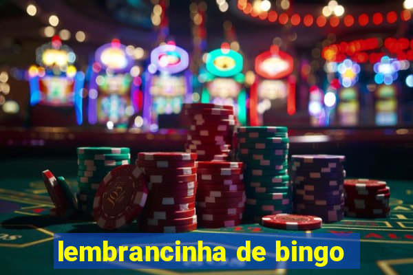 lembrancinha de bingo