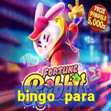 bingo para despedida de solteira para imprimir