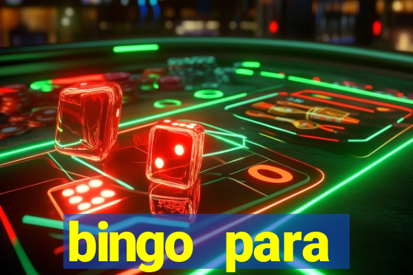 bingo para despedida de solteira para imprimir