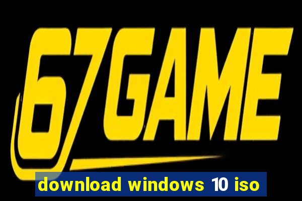 download windows 10 iso