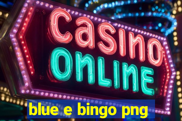 blue e bingo png