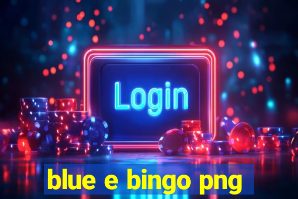 blue e bingo png