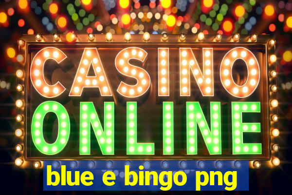 blue e bingo png