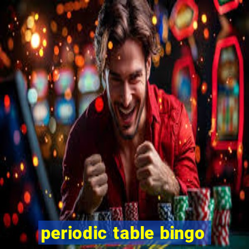 periodic table bingo