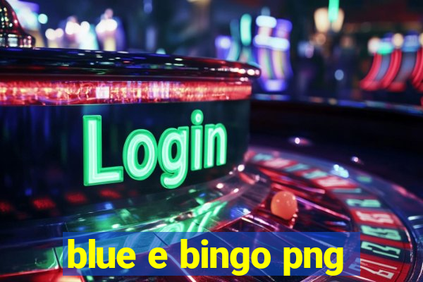 blue e bingo png