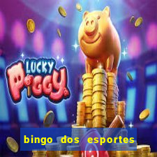 bingo dos esportes para imprimir