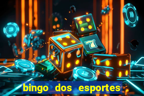 bingo dos esportes para imprimir