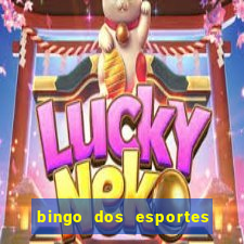 bingo dos esportes para imprimir