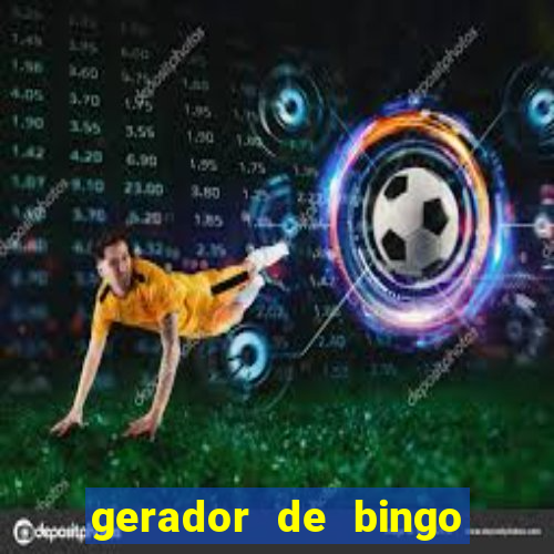 gerador de bingo cha de bebe