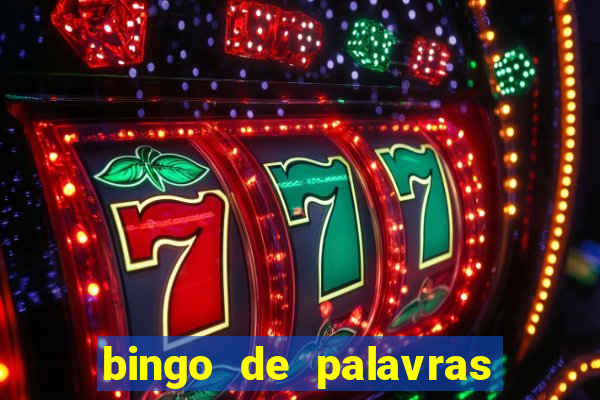 bingo de palavras cha de bebe